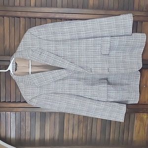 Hardwick Beige, White & Gray Size 40R Dress/Business Jacket